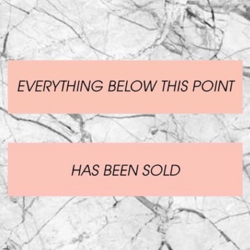 SOLD BEYOND THIS POINT